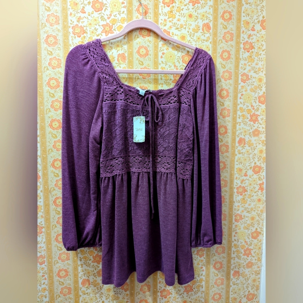 Weekend Suzanne Betro Long Sleeved, Lace Shirt